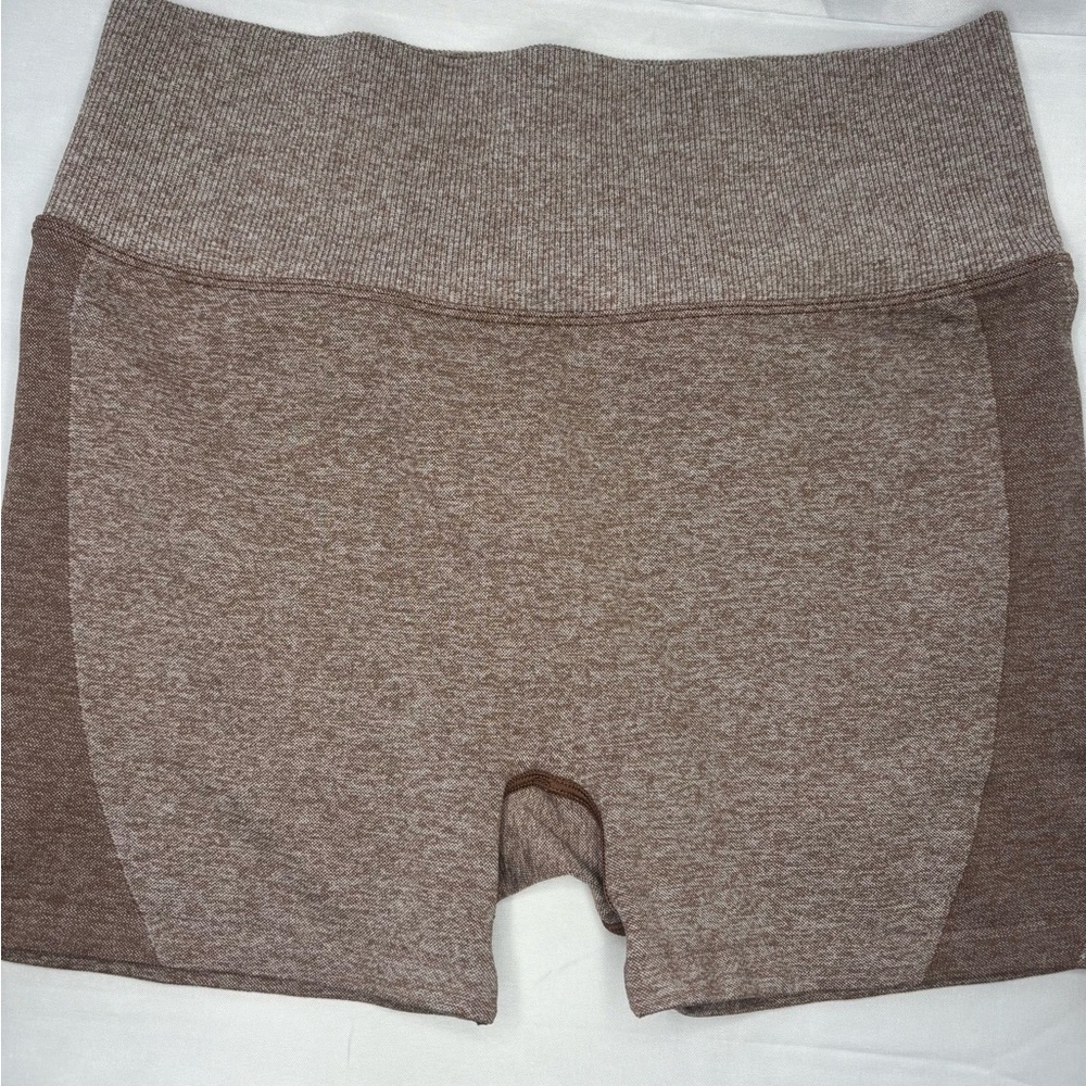PINK Victoria's Secret Active Brown Shorts - Picture 2 of 8